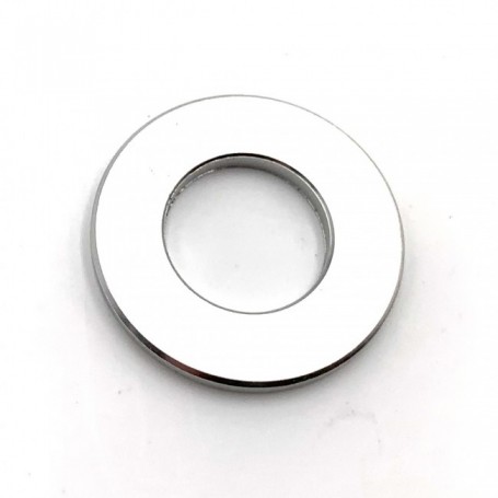Rondelle Plate en Aluminium 7075 M8 (20mm de large)Anodisé Silver