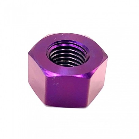 Ecrou Hexagonal en Titane M12 x (1.50mm) - DIN 934 Violet